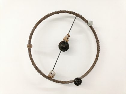 Sara Reyes: shoulder wheel. ouroboros V, 2025.