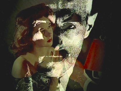 Pilar Cossío: Péripéties 7, 2024. Collage e impresión sobre transparencia, 19 x 29 cm
